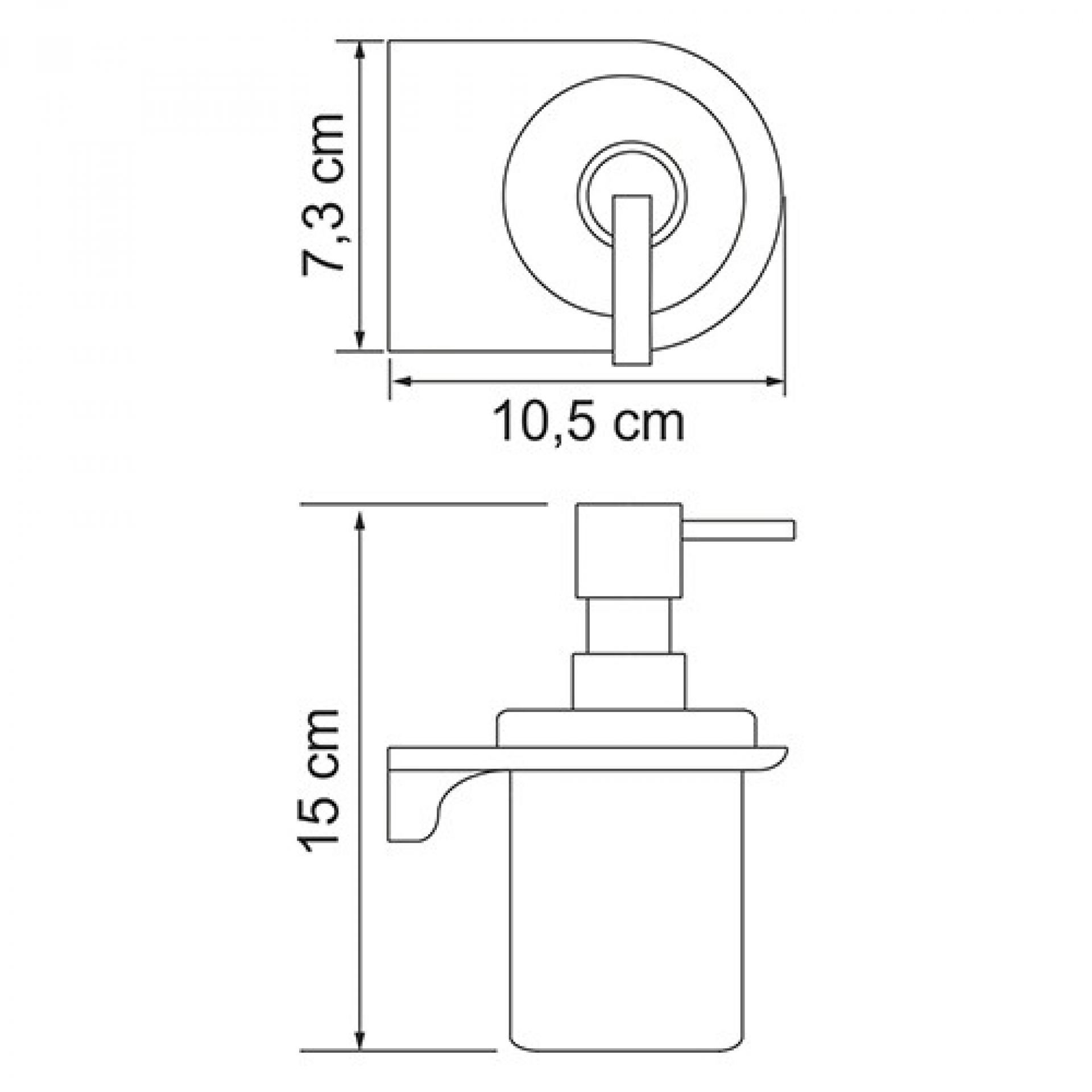 Дозатор для жидкого мыла WasserKRAFT Kammel K-8399W, белый