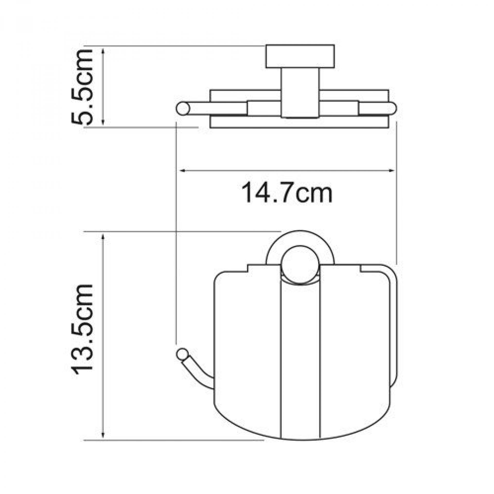 Держатель туалетной бумаги Wasserkraft Donau 9425