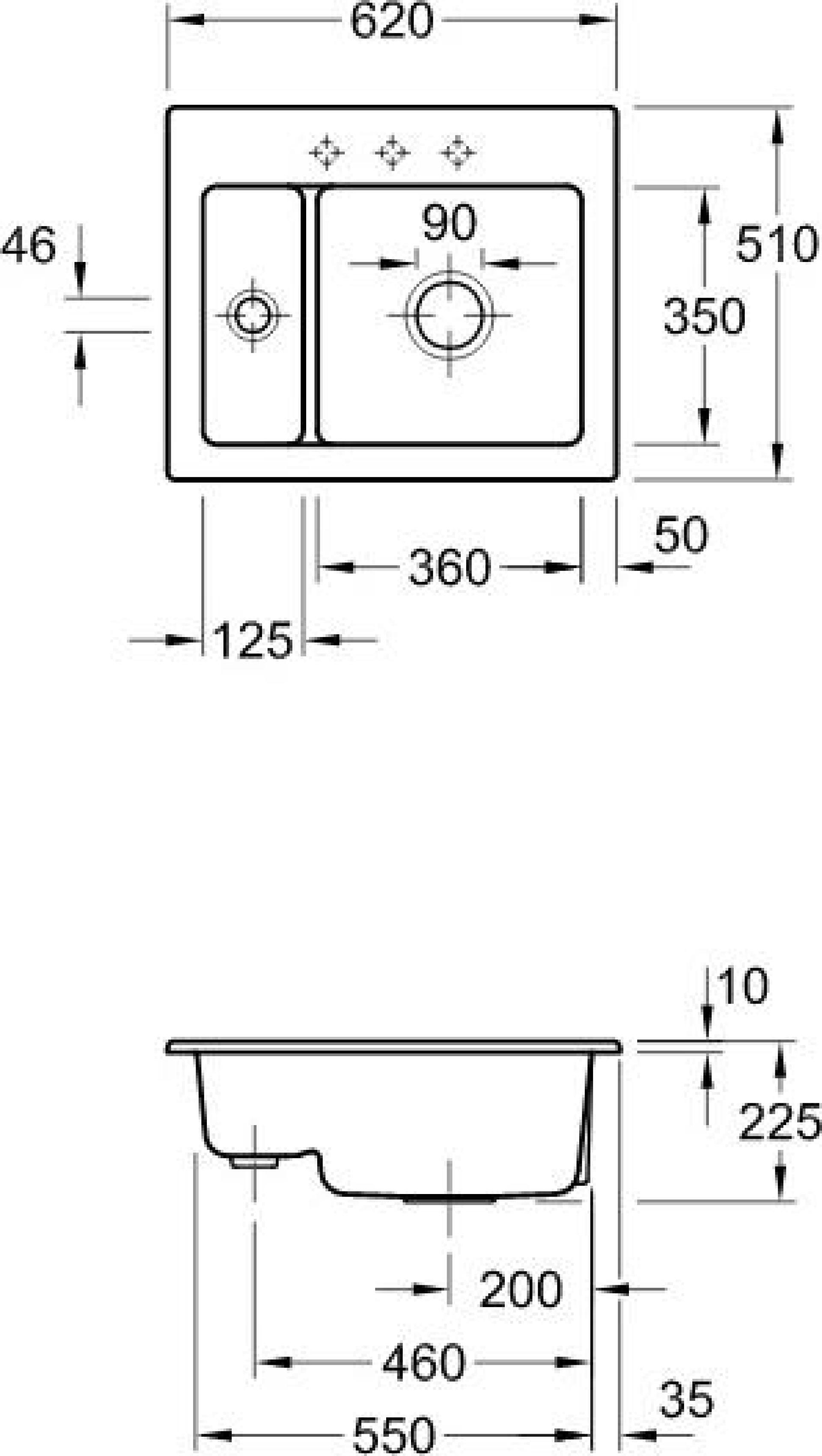 Мойка кухонная Villeroy & Boch Subway 678001R1