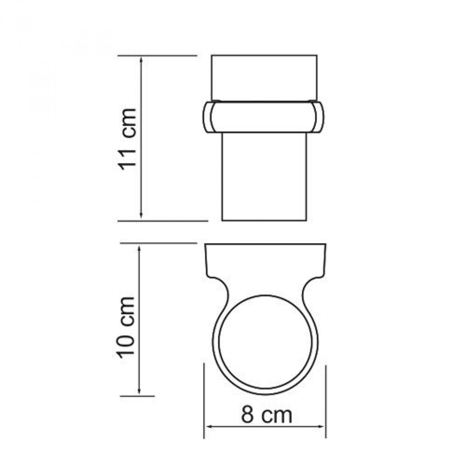 Подстаканник одинарный Wasserkraft Berkel 6828