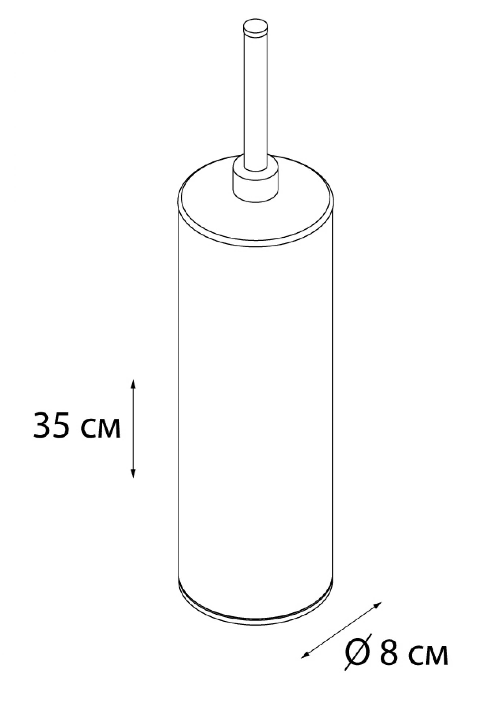 Ерш FIXSEN Kvadro напольный хромированный круглый FX-442