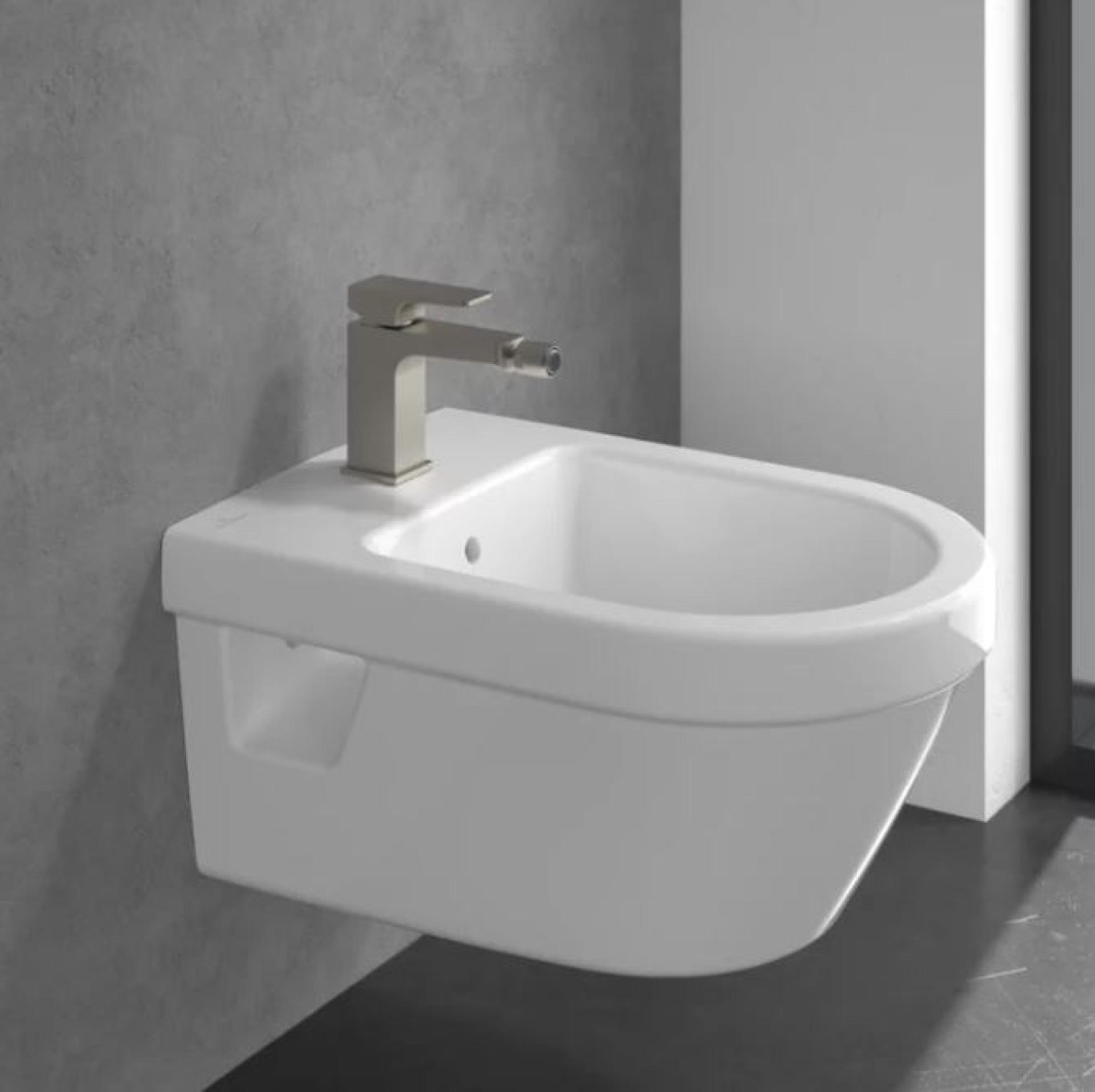 Смеситель для биде Villeroy & Boch Architectura Square TVB12500100064 никель