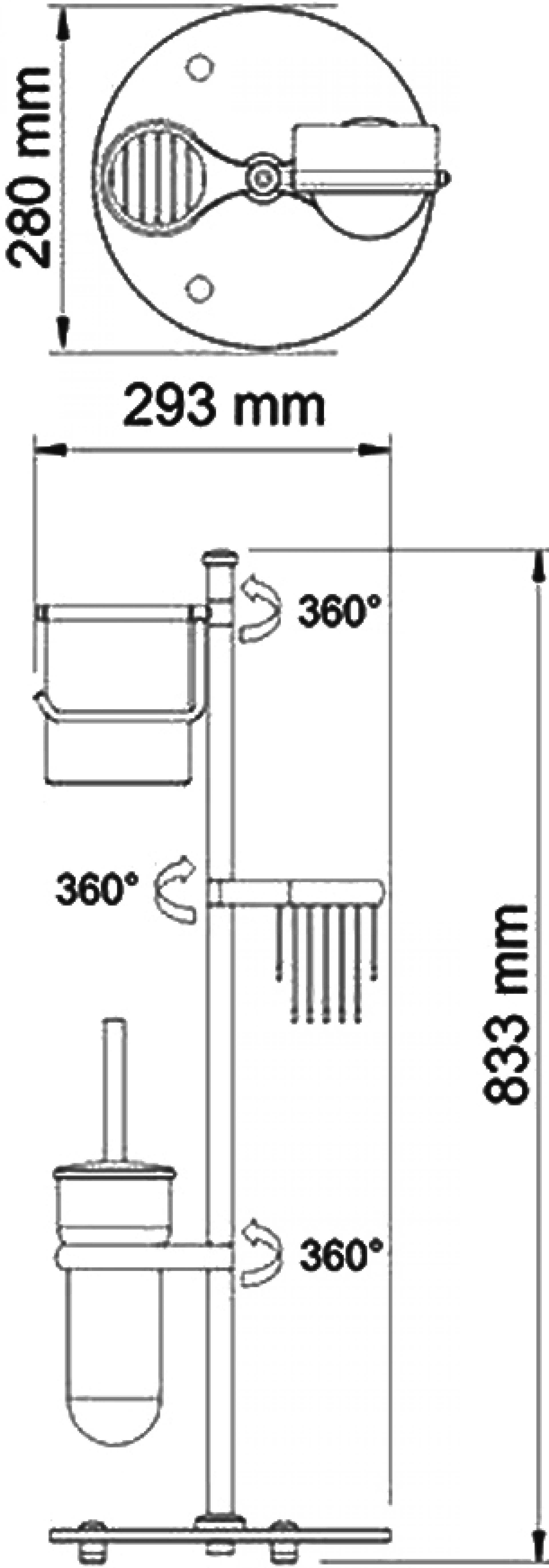 Стойка напольная Wasserkraft 1256