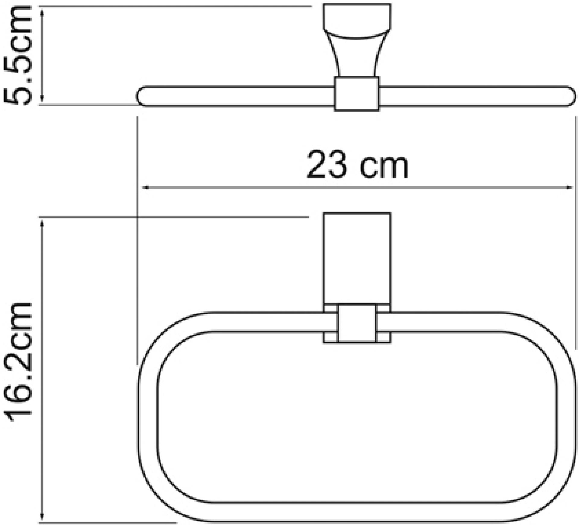 Держатель полотенец Wasserkraft Exter 5260