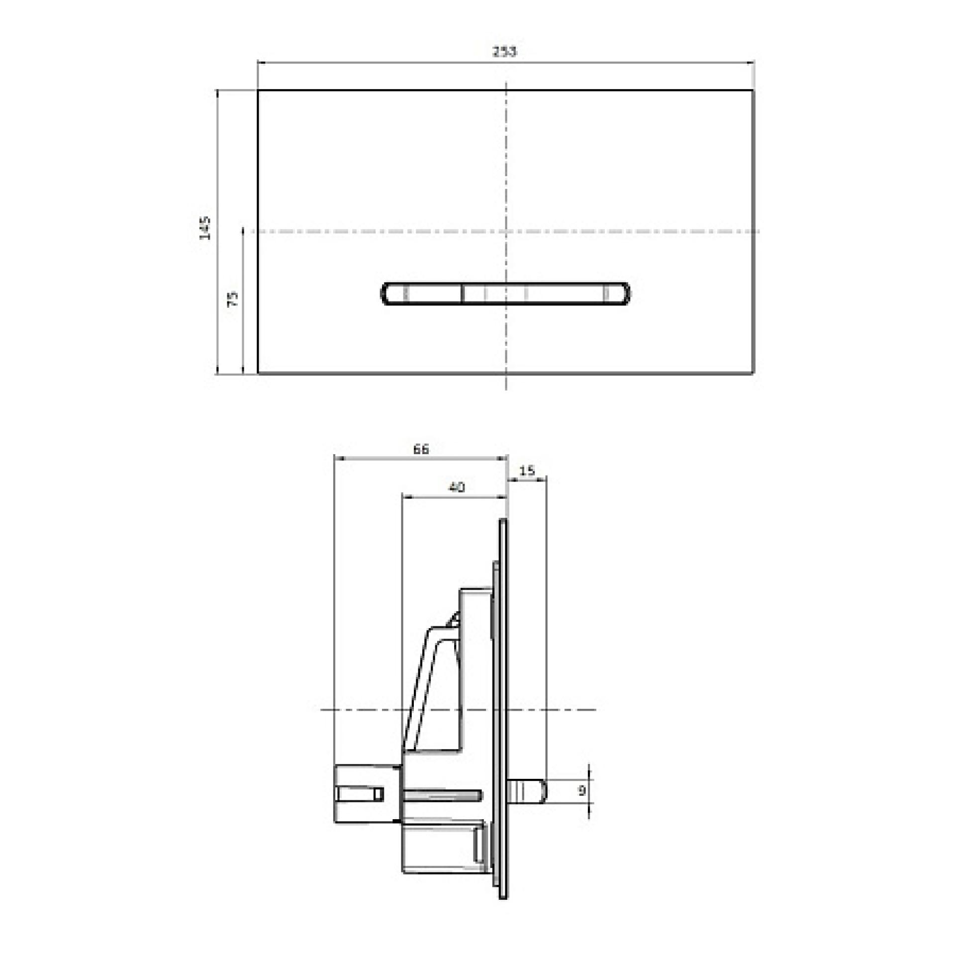 Кнопка смыва Villeroy & Boch Viconnect 92218068 белый