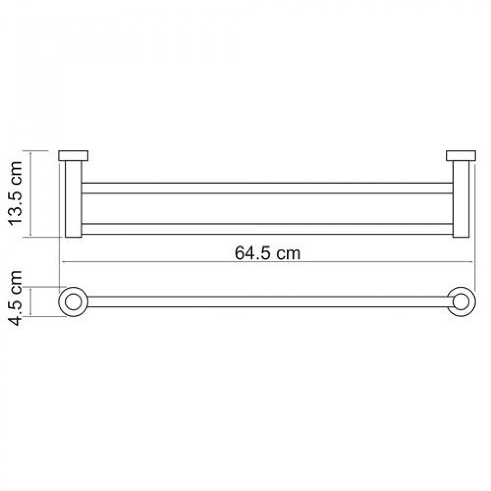 Держатель полотенец Wasserkraft Donau 9440