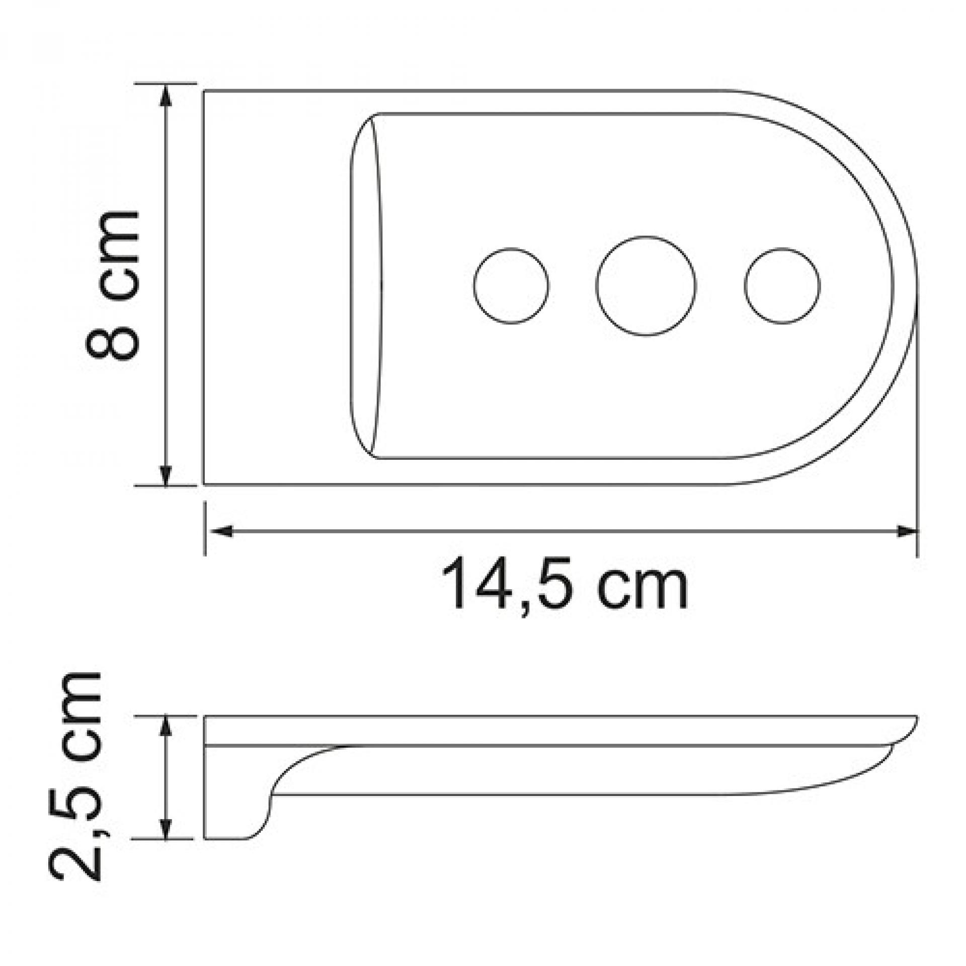 Мыльница решетка WasserKRAFT Kammel K-8369, хром