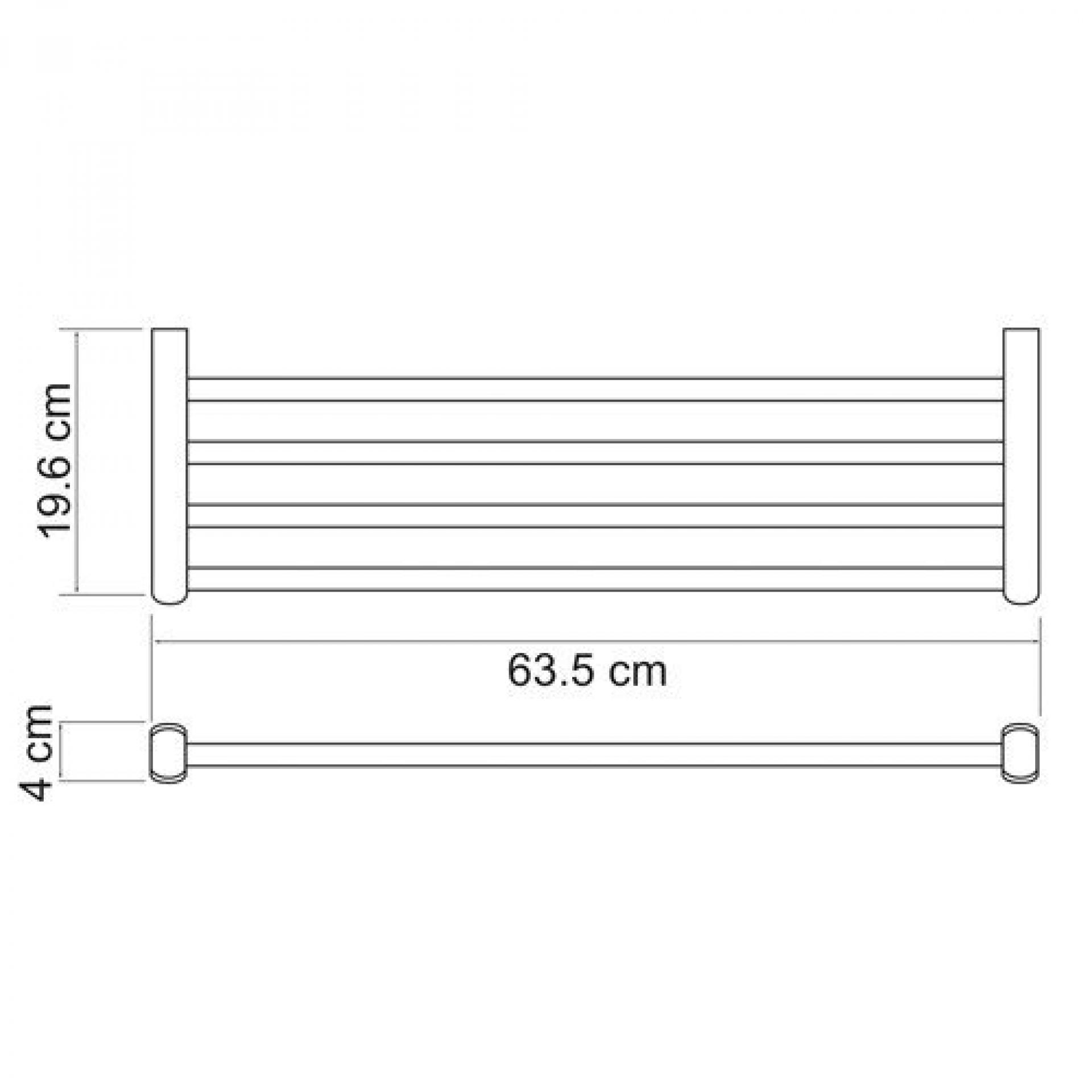 Полка для полотенец Wasserkraft Berkel 6811