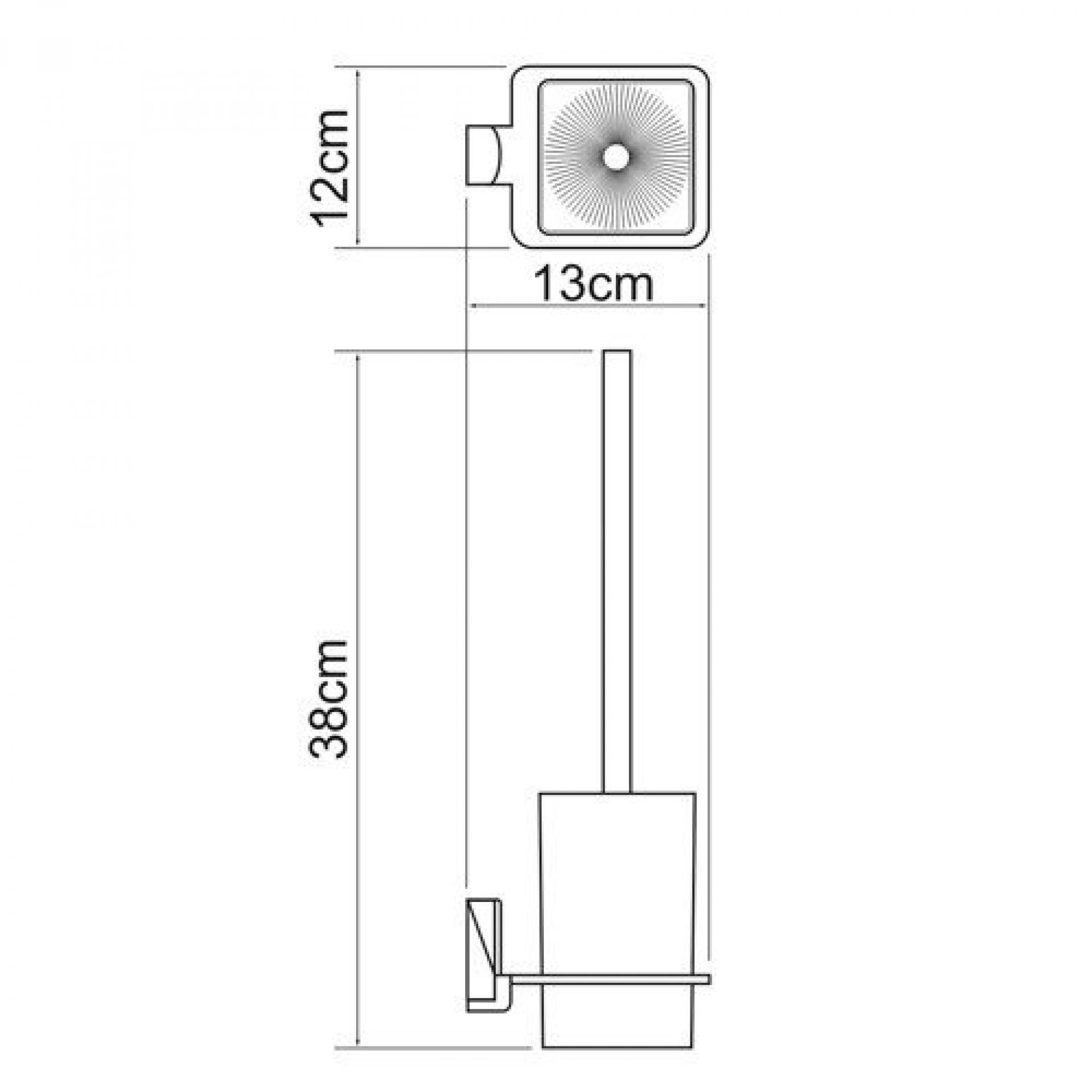 Щетка для унитаза Wasserkraft Leine 5027