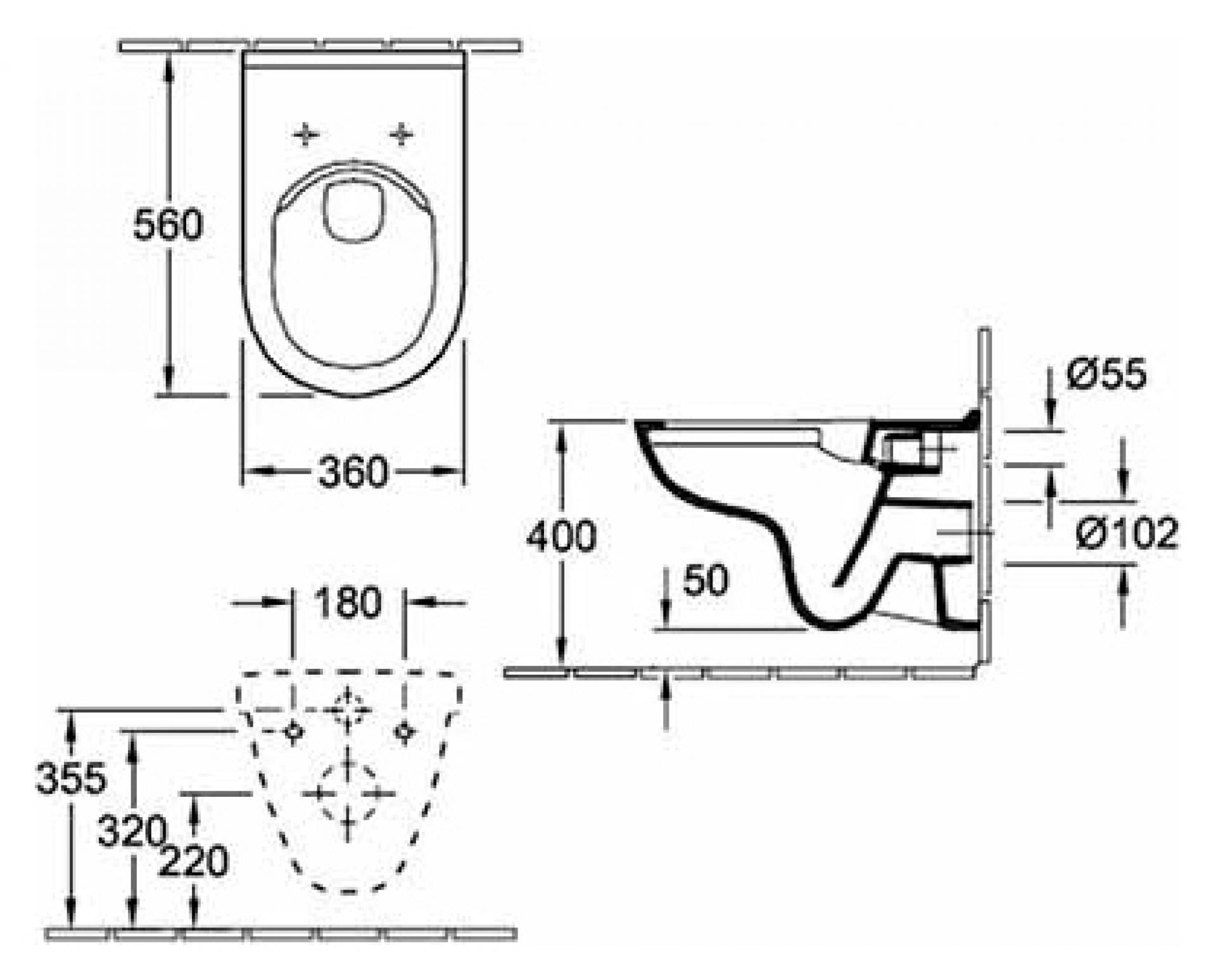 Комплект  Система инсталляции для унитазов Grohe Rapid SL 38721001 3 в 1 с кнопкой смыва + Унитаз подвесной Villeroy & Boch O'Novo 5660HR01 alpin без