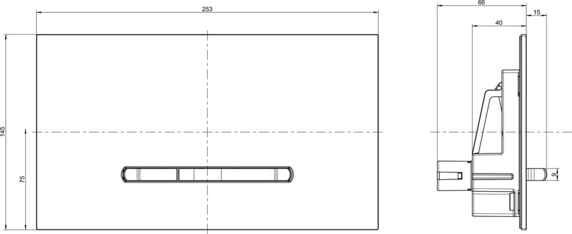 Кнопка смыва Villeroy & Boch Viconnect 922169N5, белый матовый