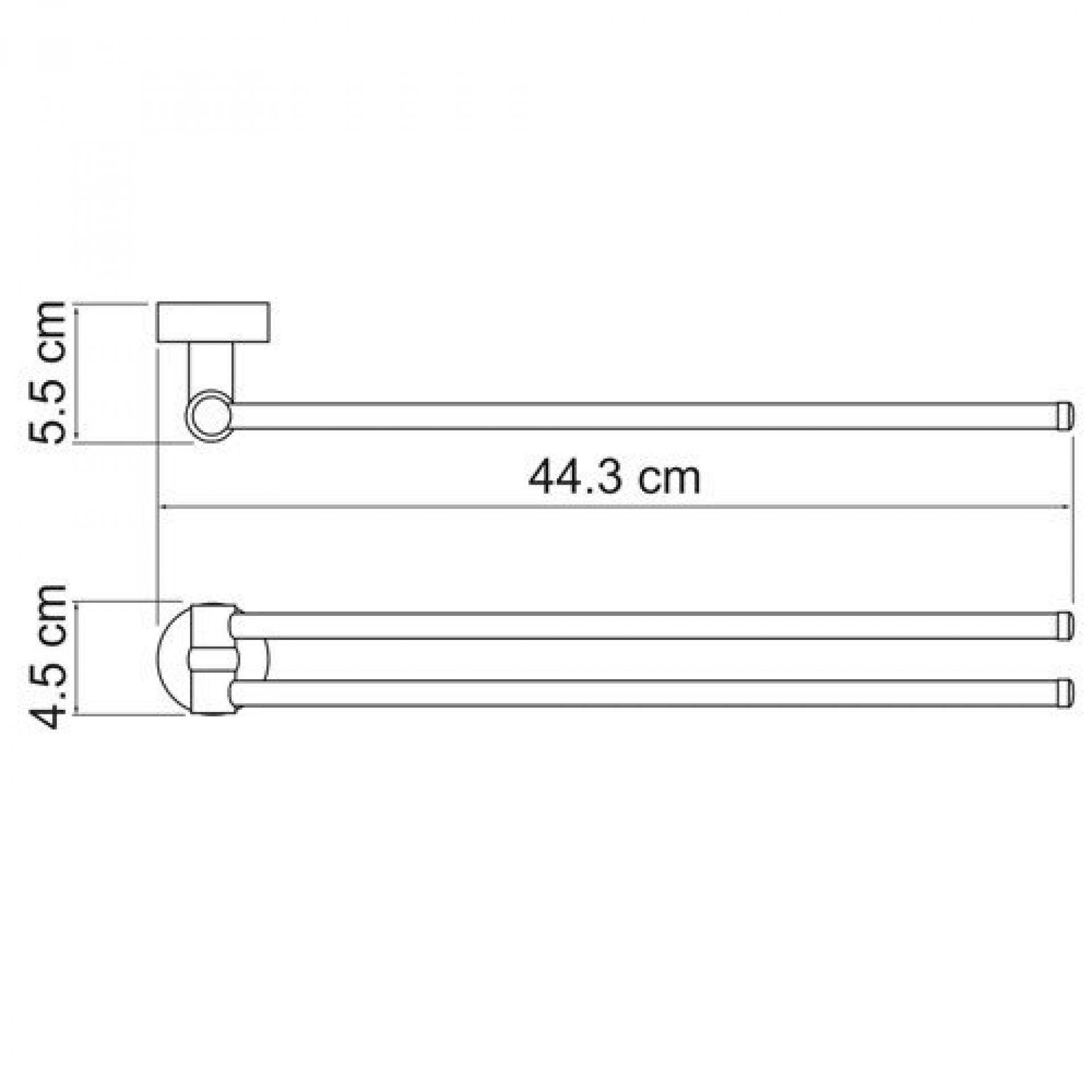 Держатель полотенец Wasserkraft Donau 9431