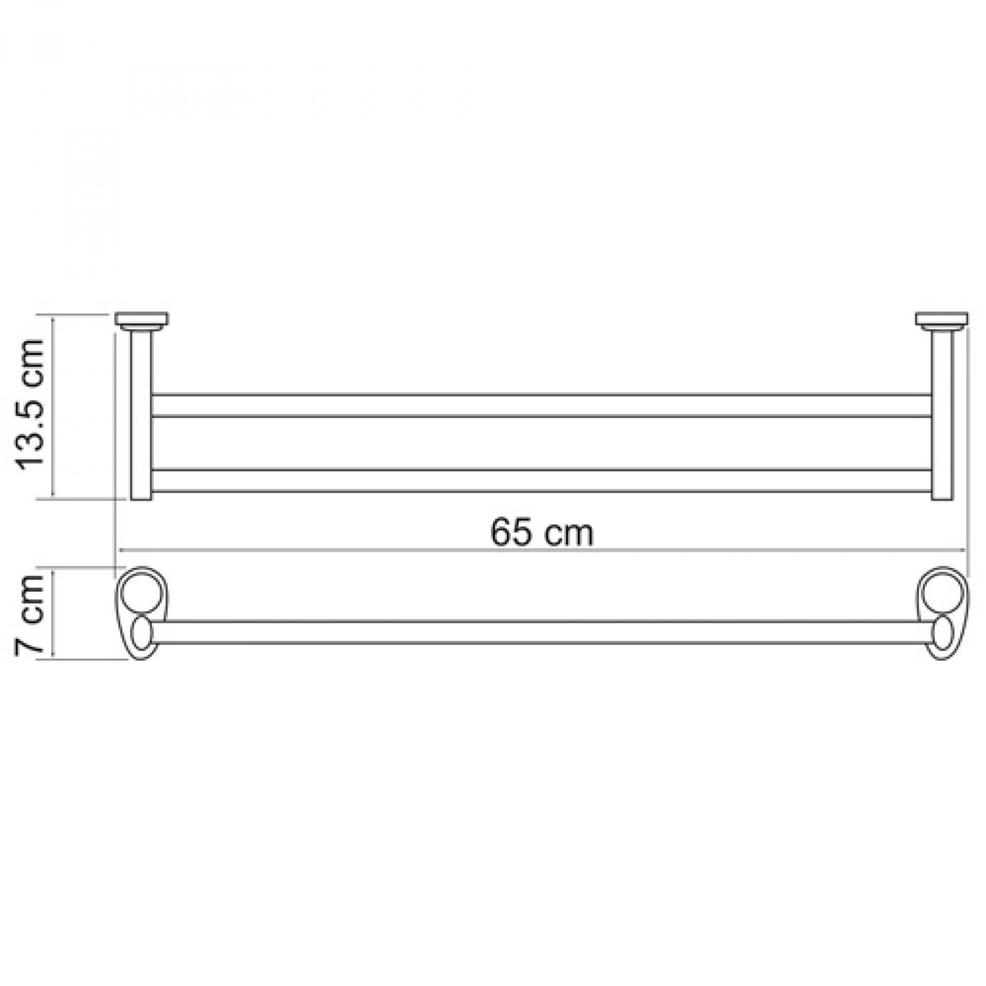 Держатель полотенец Wasserkraft Main 9240