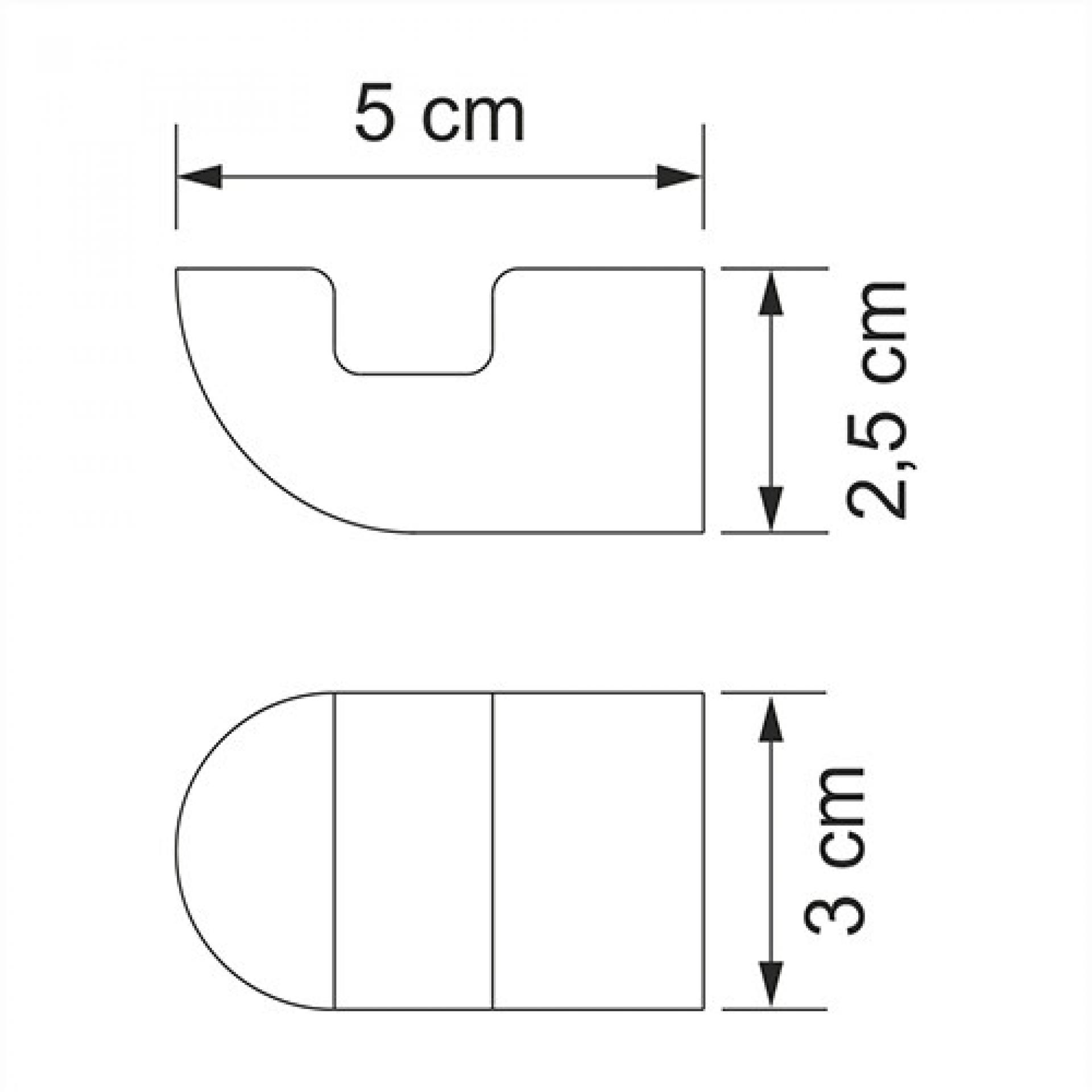 Крючок WasserKRAFT Kammel K-8323W, белый