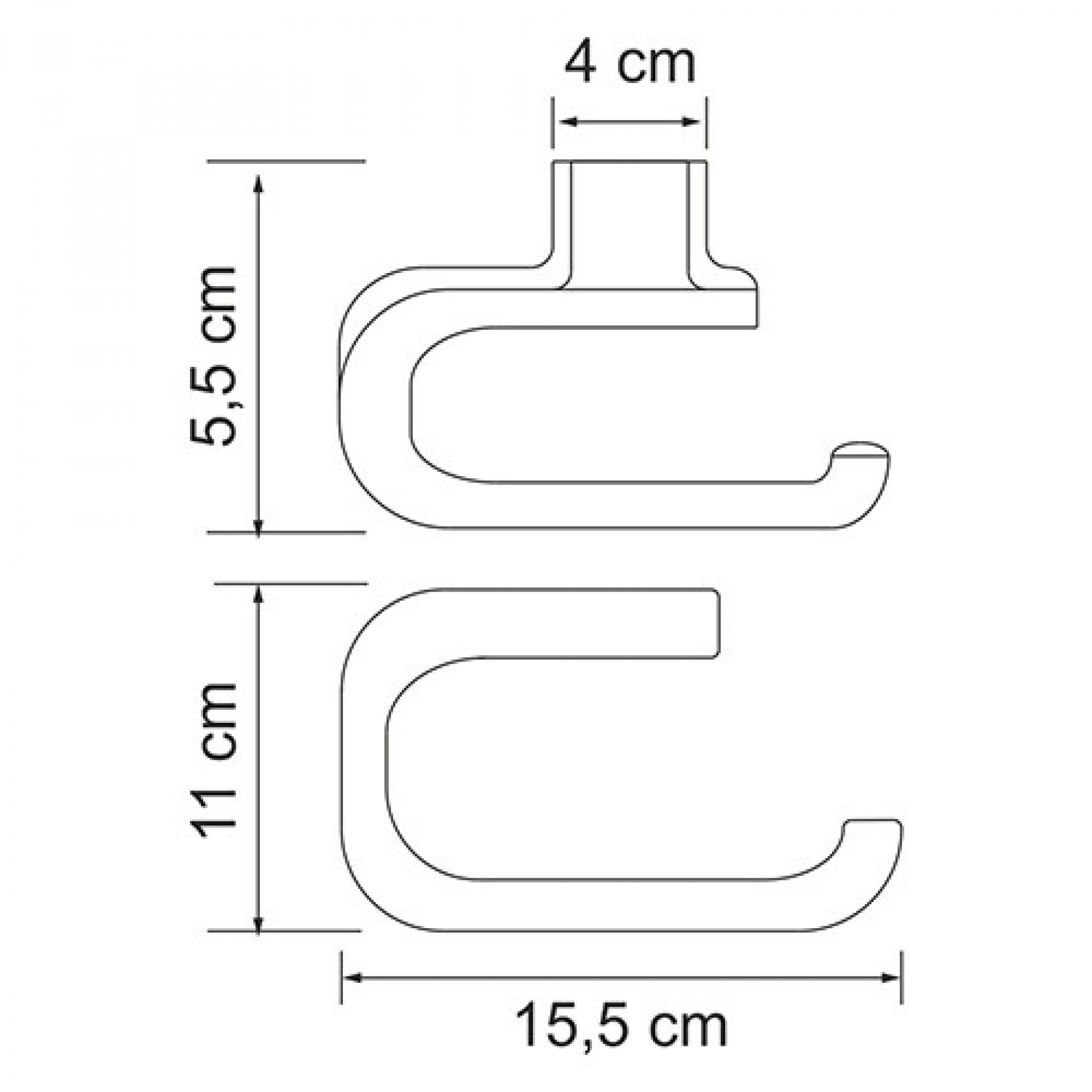 Держатель туалетной бумаги WasserKRAFT Kammel K-8396, хром