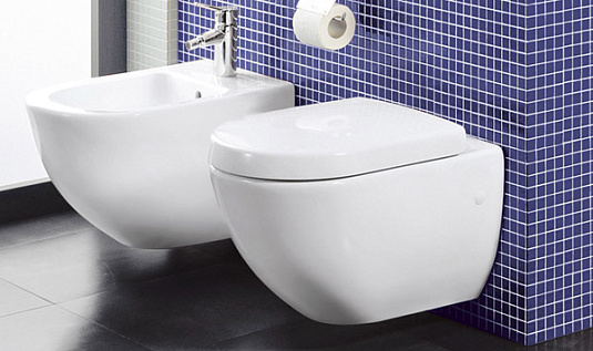 Комплект Чаша д Villeroy & Boch Subway Plus 6600 10R1 + Крышка-сиденье + Инсталляция Villeroy & Boch 9224 6100 + Кнопка смыва матовый хром