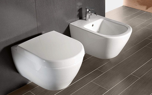 Подвесной унитаз Villeroy & Boch Subway Plus 2.0 5606 10R1 укороченный alpin