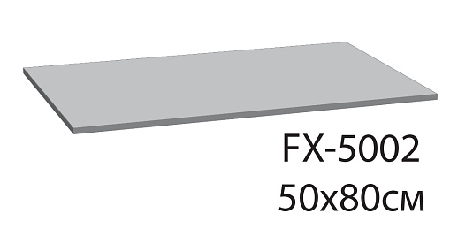 Коврик для ванной Fixsen Link  графит 50х80 см. FX-5002V