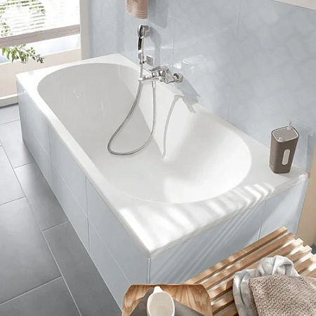 Акриловая ванна Villeroy & Boch O.Novo UBA180CAS2V-01+U99740000 белый