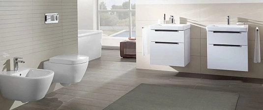 Подвесной безободковый унитаз Villeroy&Boch Subway 2.0 5614 R0R2, ярко-белый CeramicPlus