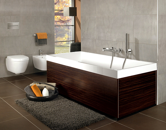 Квариловая ванна 180х80 Villeroy & Boch Squaro UBQ180SQR2V-96